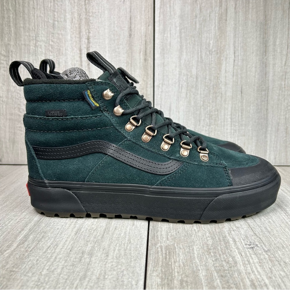 NEW Vans MTE SK8-Hi Scarab Green Waterproof Sneaker Boot Women’s Sizes 9
